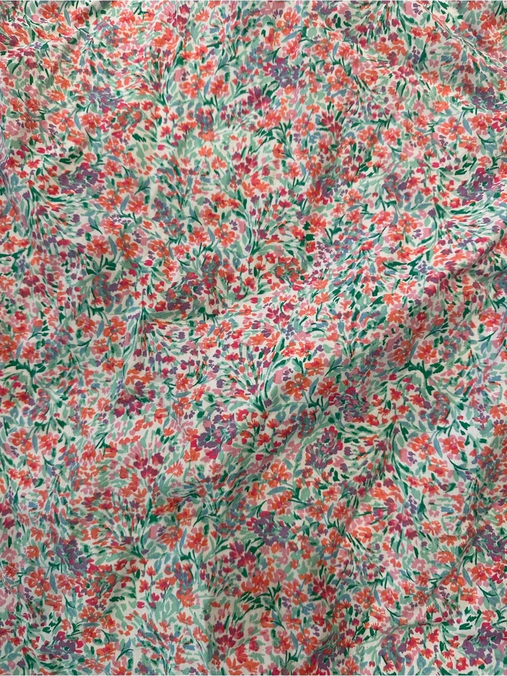 J. Crew Flex Washed Floral Button-Down Shirt
